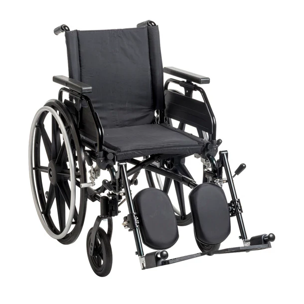Viper Plus GT Wheelchair with Universal Armrests, Swing-Away Footrests, 20″ Seat