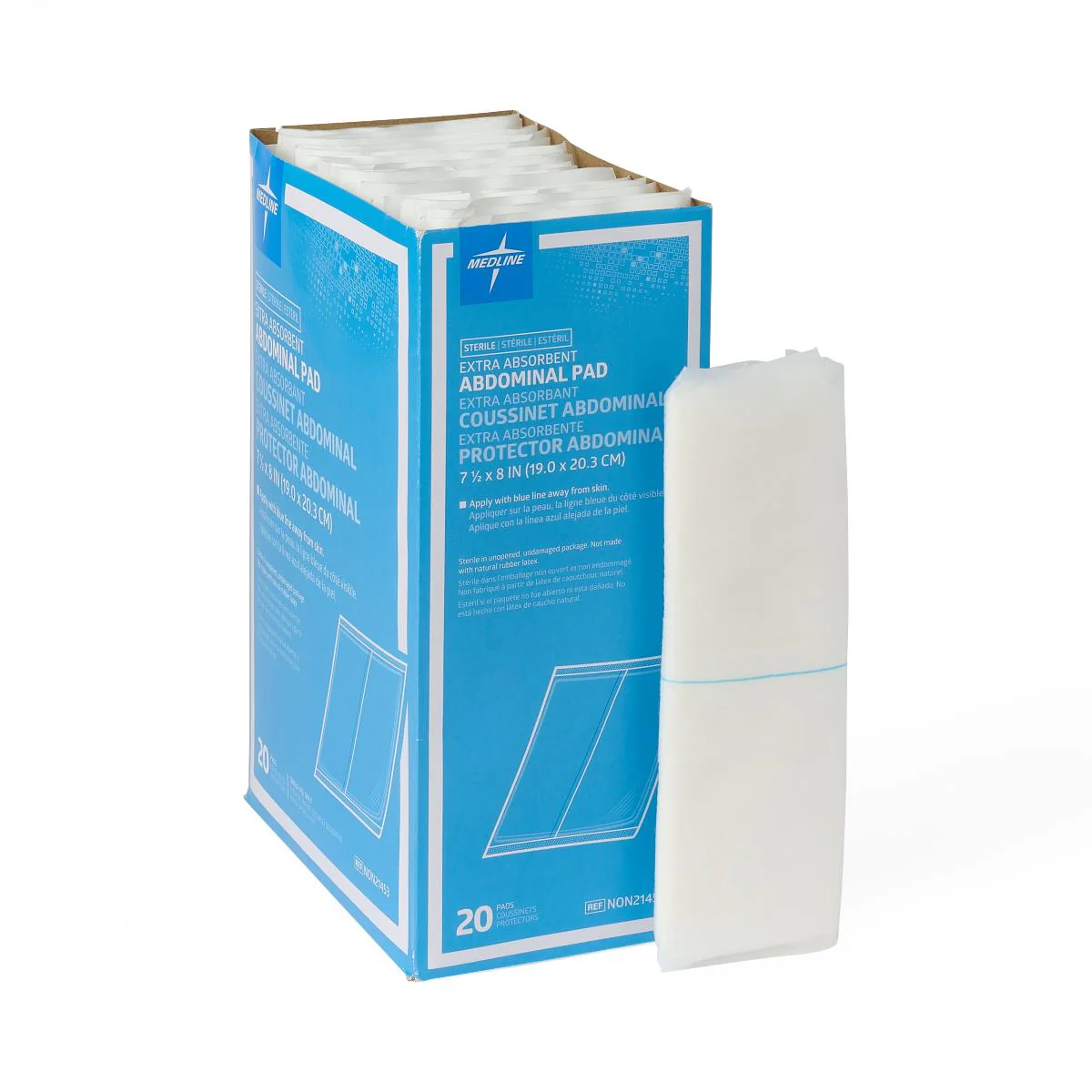 Sterile Abdominal Pad, 8″ x 7.5″ (case of 240)
