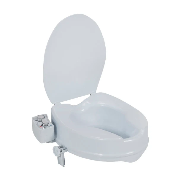 PreserveTech Raised Toilet Seat with Bidet (Warm & Ambient Water)