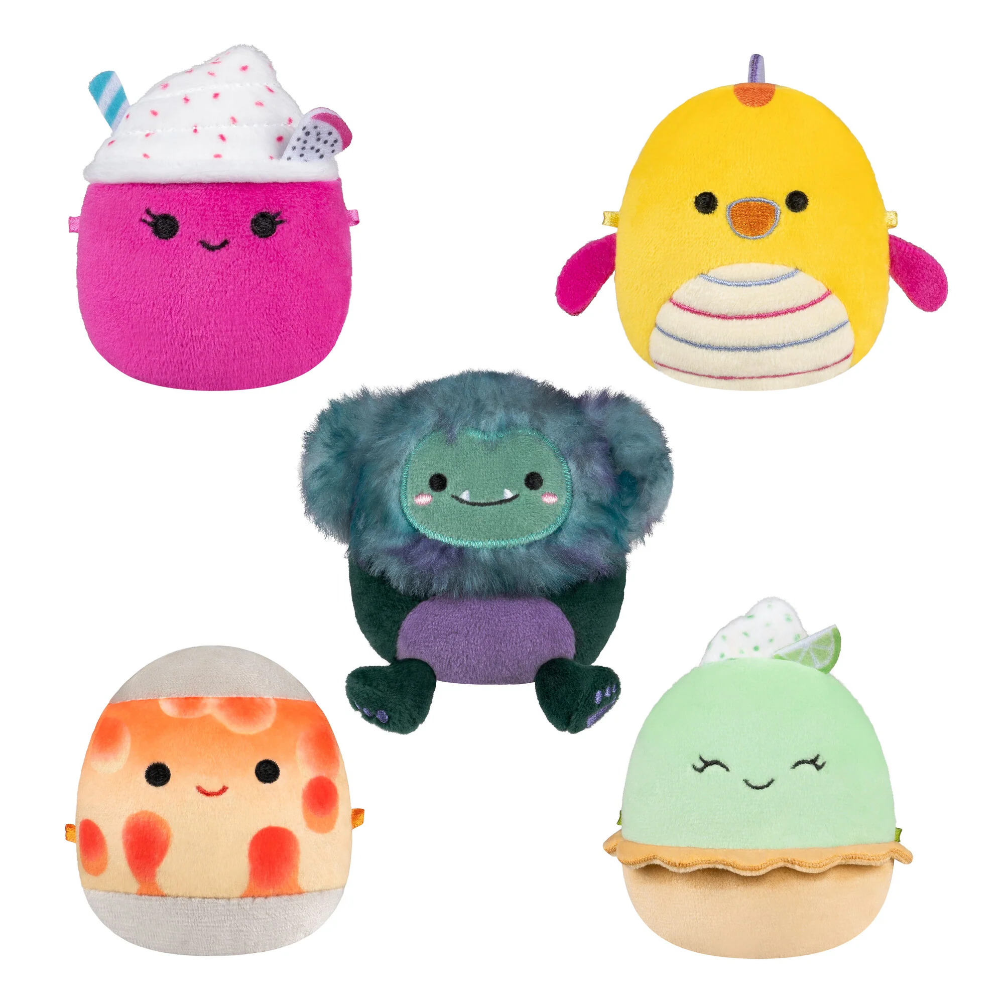 Micromallows 5-Pack – Largo Key Lime Pie, Adelle Lava Lamp, JT Bigfoot, Nicota Dragon Fruit Smoothie, Leif Sea Dragon