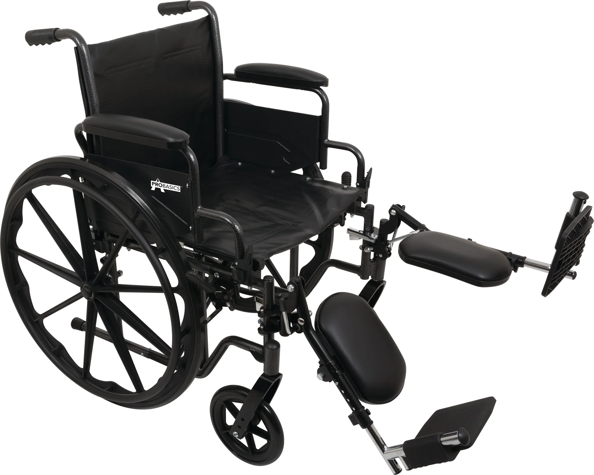 ProBasics K2 Wheelchair with 20″ x 16″ Seat and Elevating Legrests