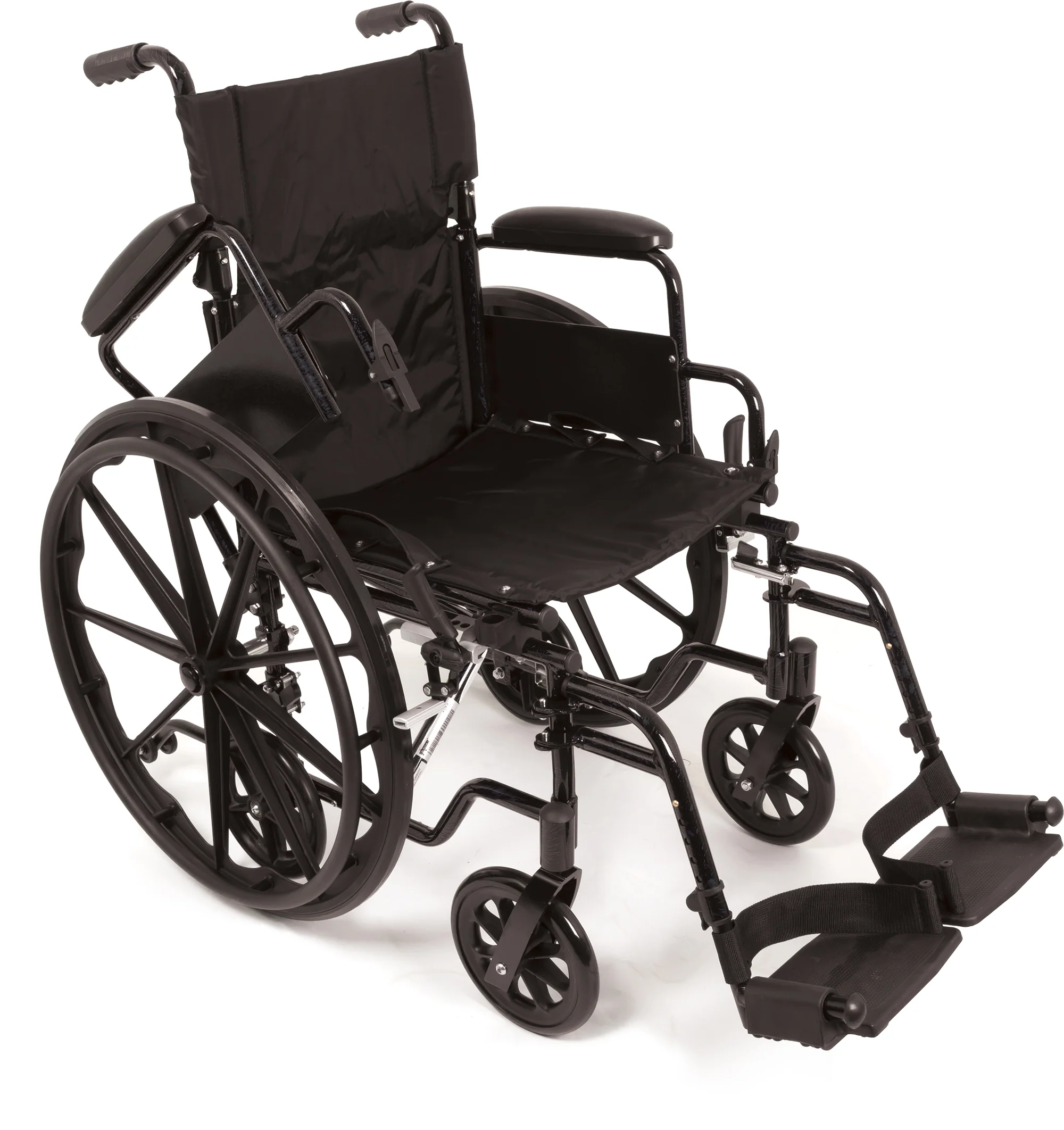 ProBasics K4 Transformer Wheelchair with 18″ x 16″ Seat, Flip Back, Desk-Length Arm Style and Swing-Away Footrests