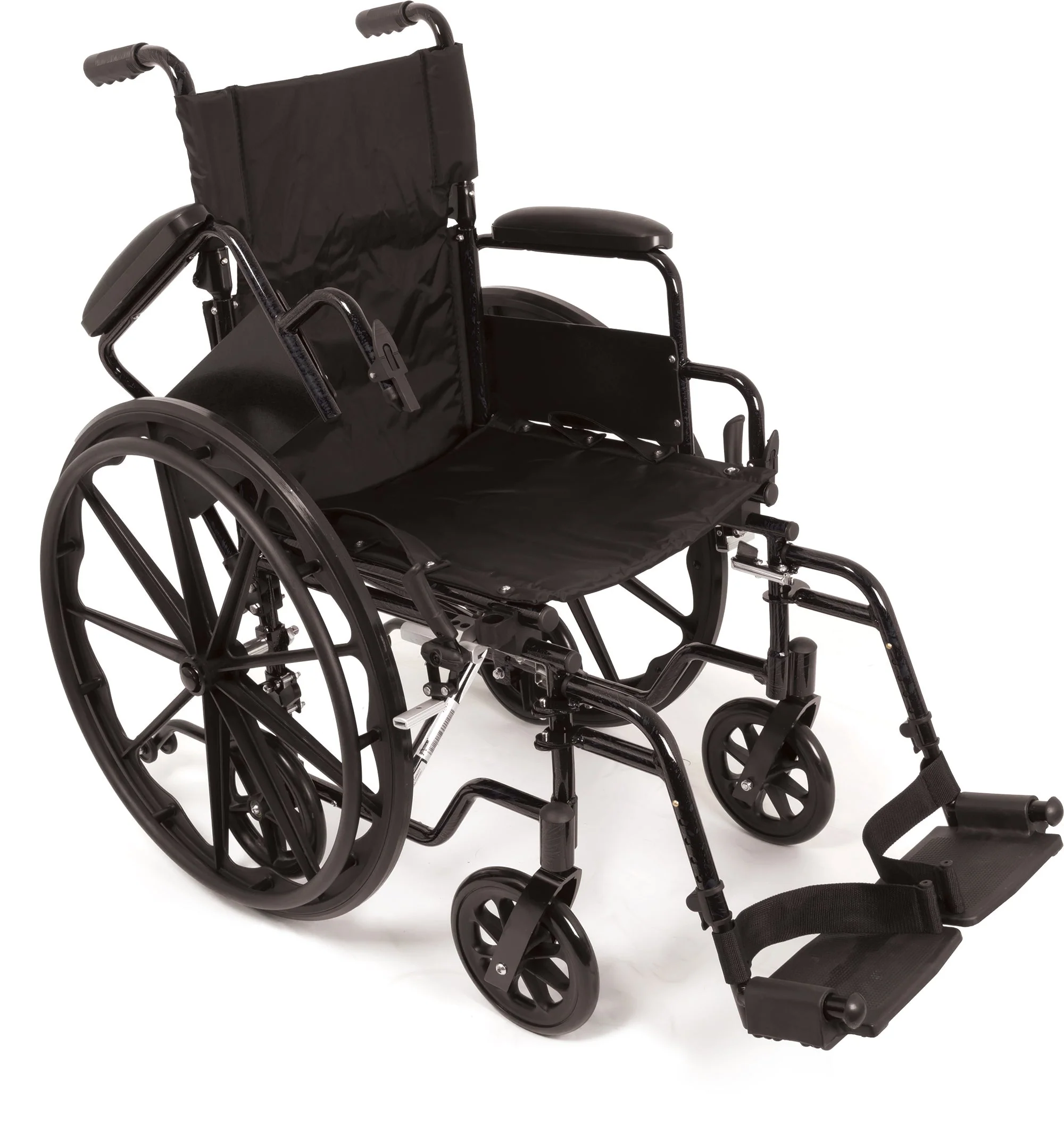ProBasics K4 Transformer Wheelchair with 20″ x 16″ Seat, Flip Back, Desk-Length Arm Style and Swing-Away Footrests
