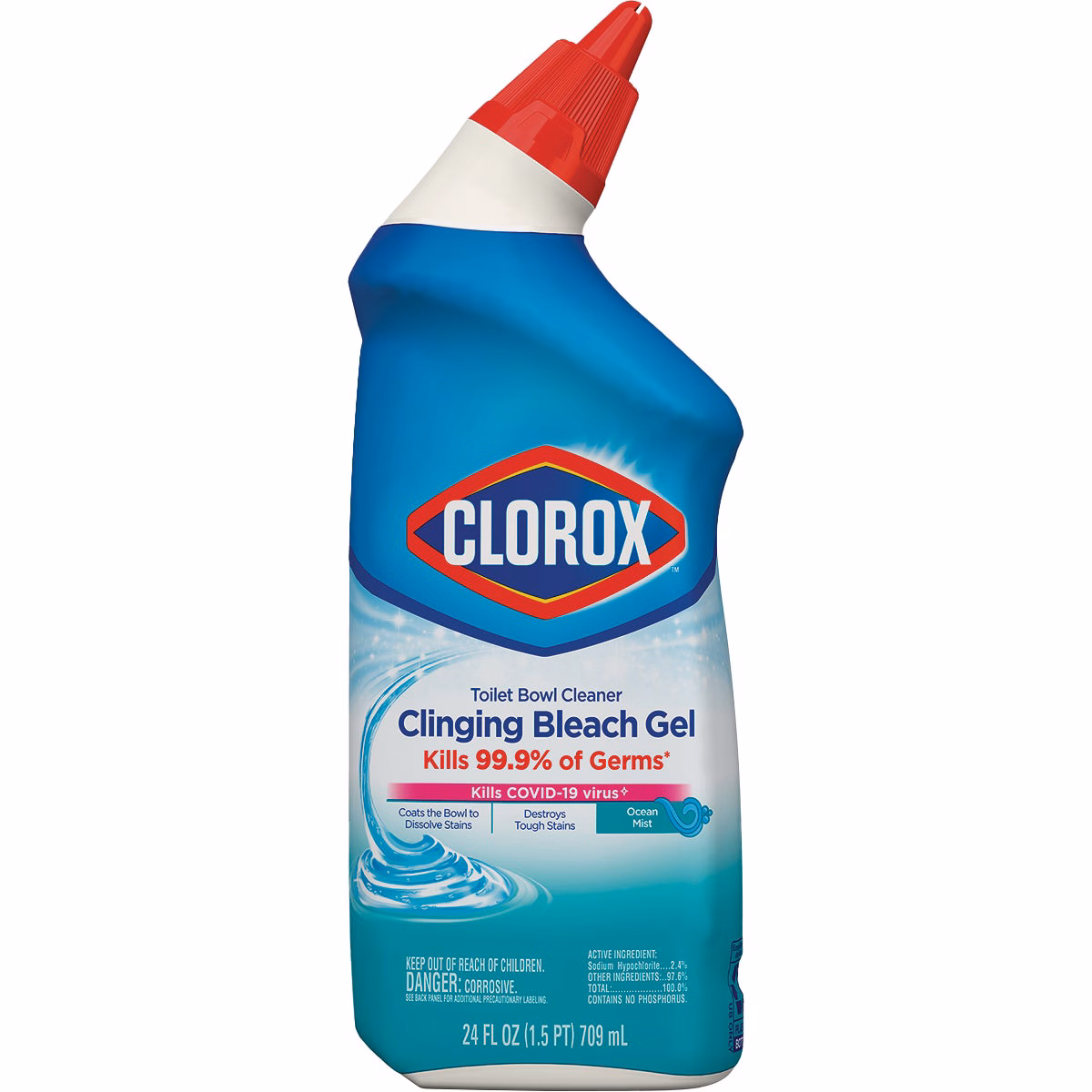 Clorox 24 Oz. Clinging Bleach Gel Toilet Bowl Cleaner