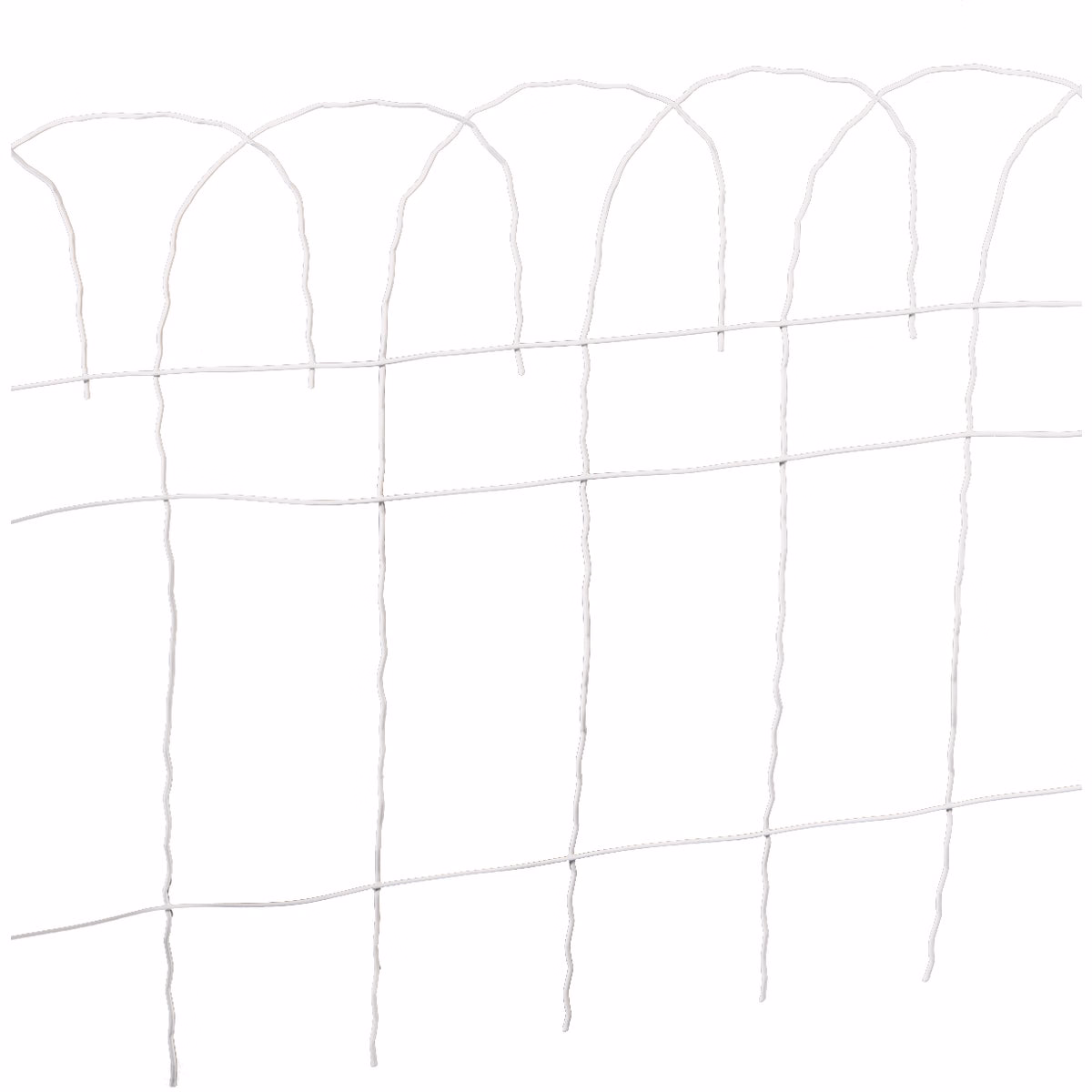 Best Garden 14 In. H x 20 Ft. L Galvanized Wire Decorative Border Fence