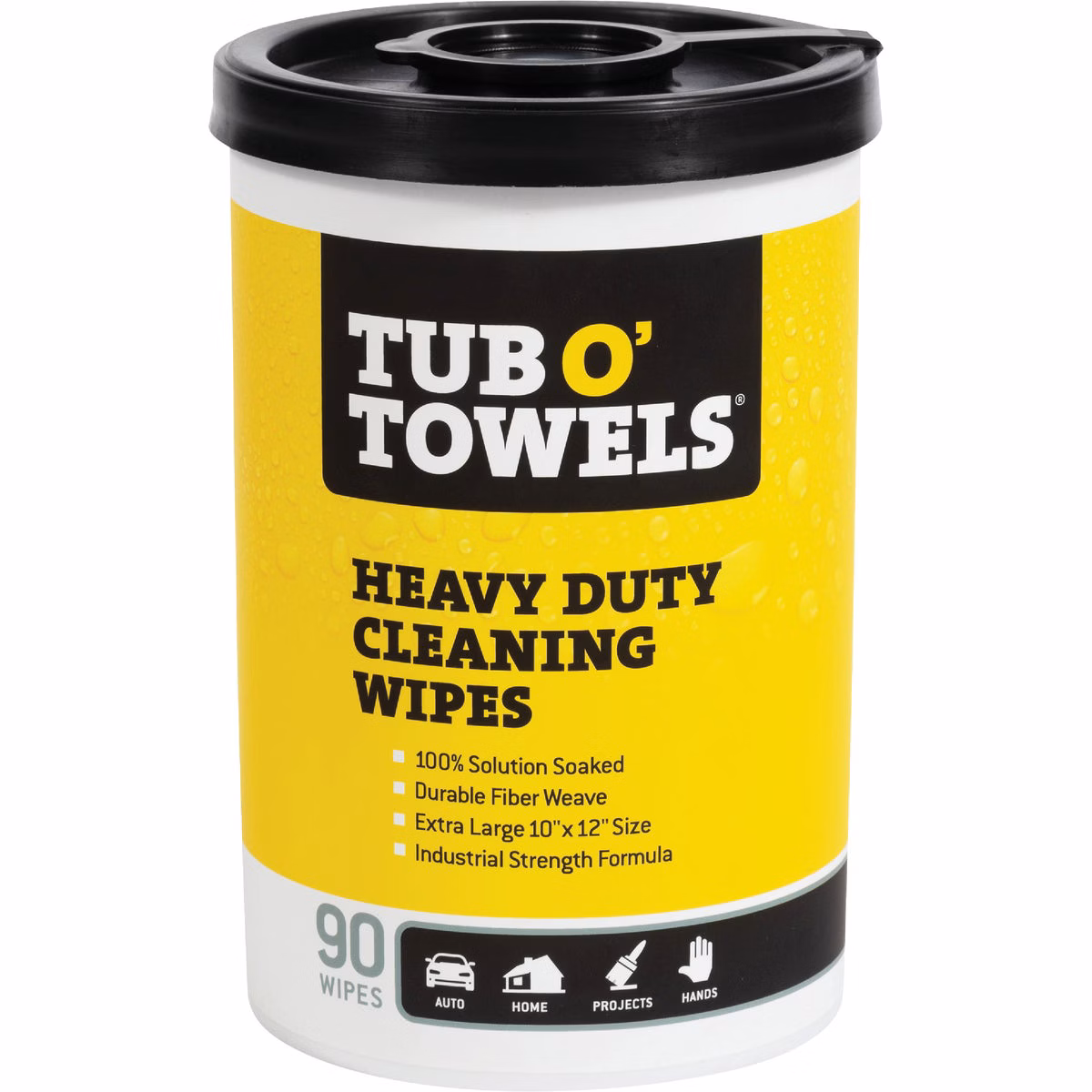 Tub O' Towels Heavy Duty Cleaning Wipes (90-Count)