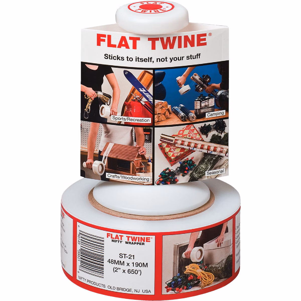 Nifty Flat Twine 2 In. X 650 Ft. Stretch Wrap with Handle