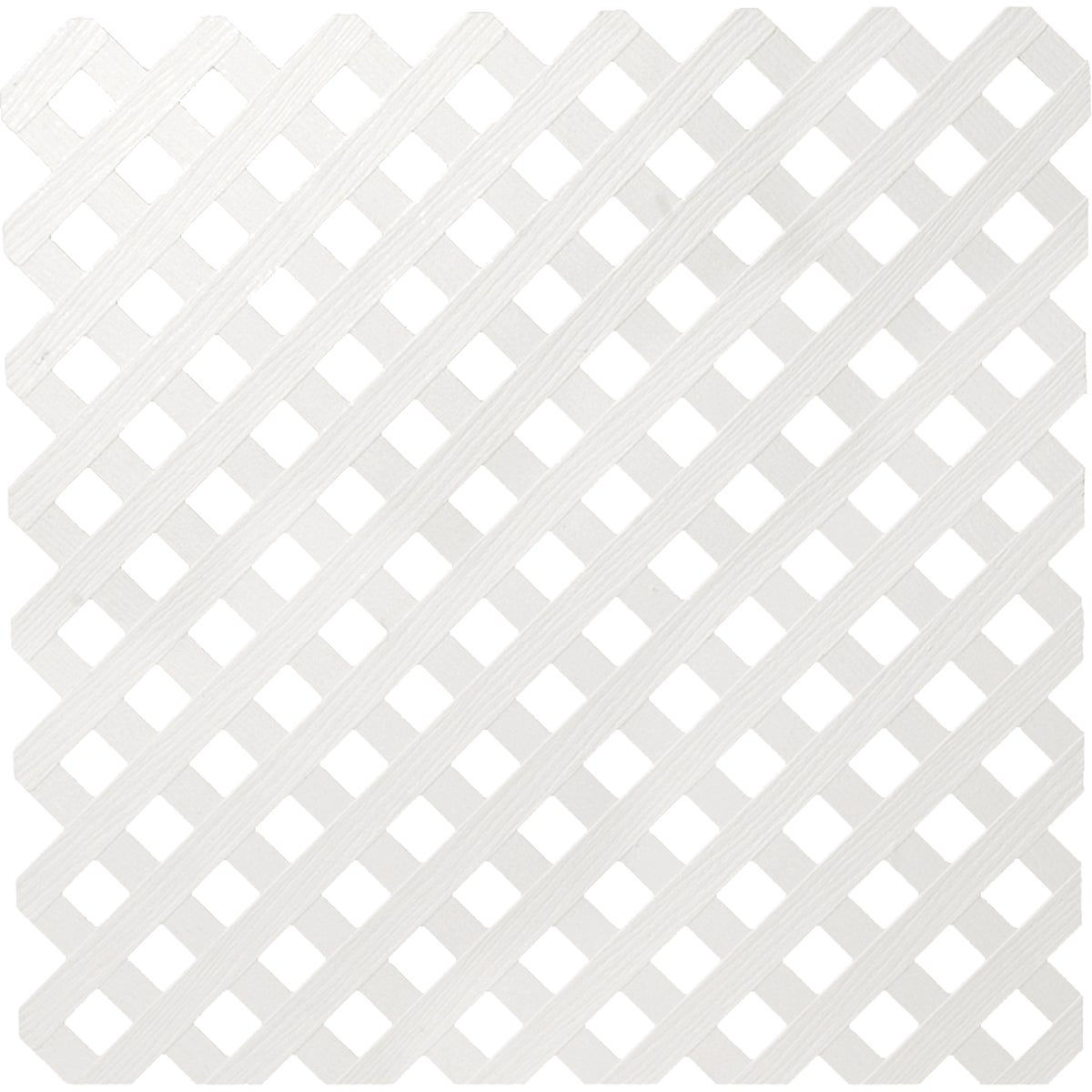 Deckorators 4 Ft. W x 8 Ft. L x 1/8 In. Thick White Vinyl Privacy Lattice Panel