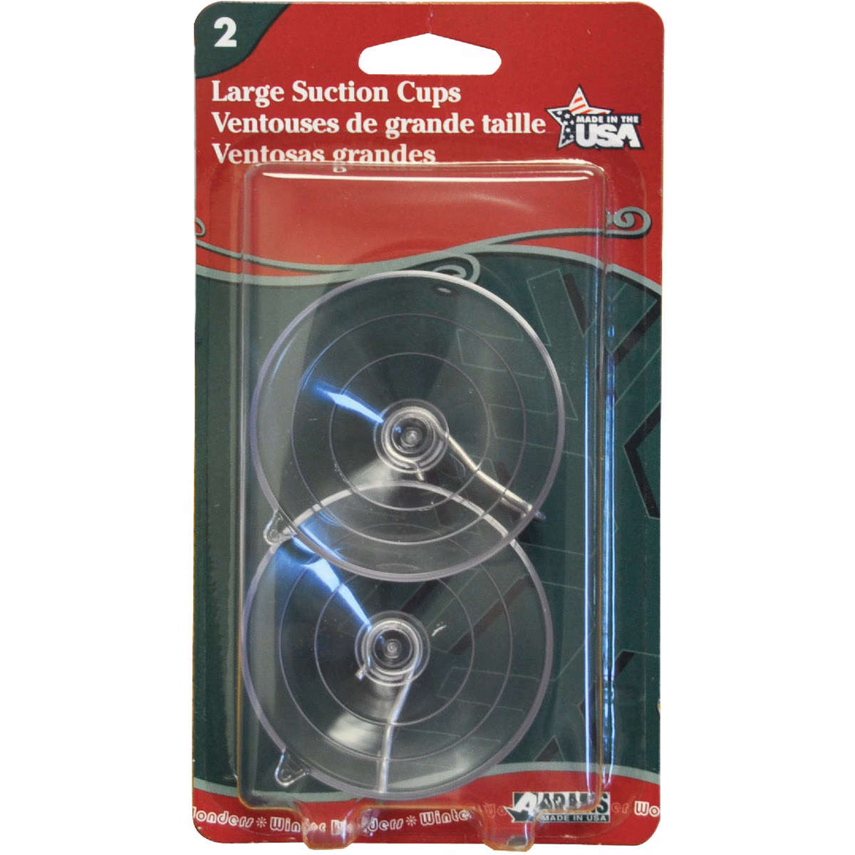 Adams 2-1/2 In. 2 Lb. Holding Capacity Suction Cup (2-Pack)