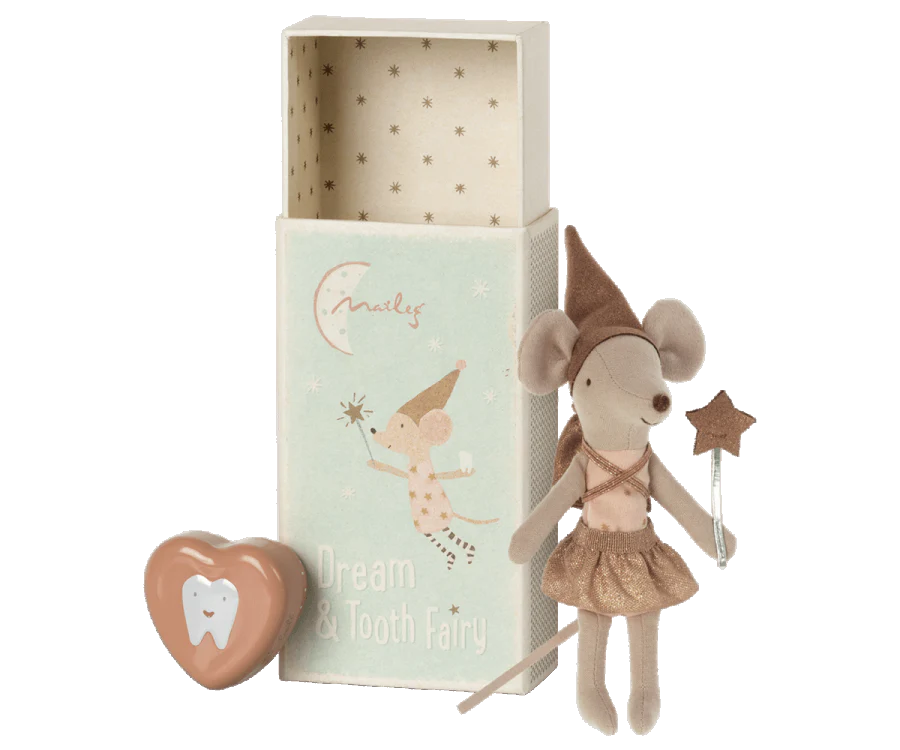 TOOTH FAIRY IN MATCHBOX ROSE
