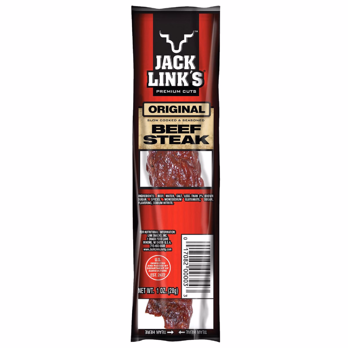 Jack Link's 1 Oz. Original Beef Steak Jerky