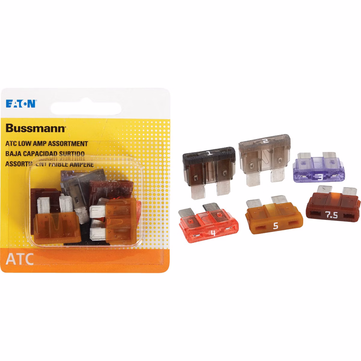 Bussmann ATC Low Amp Fuse Assortment (8-Piece)
