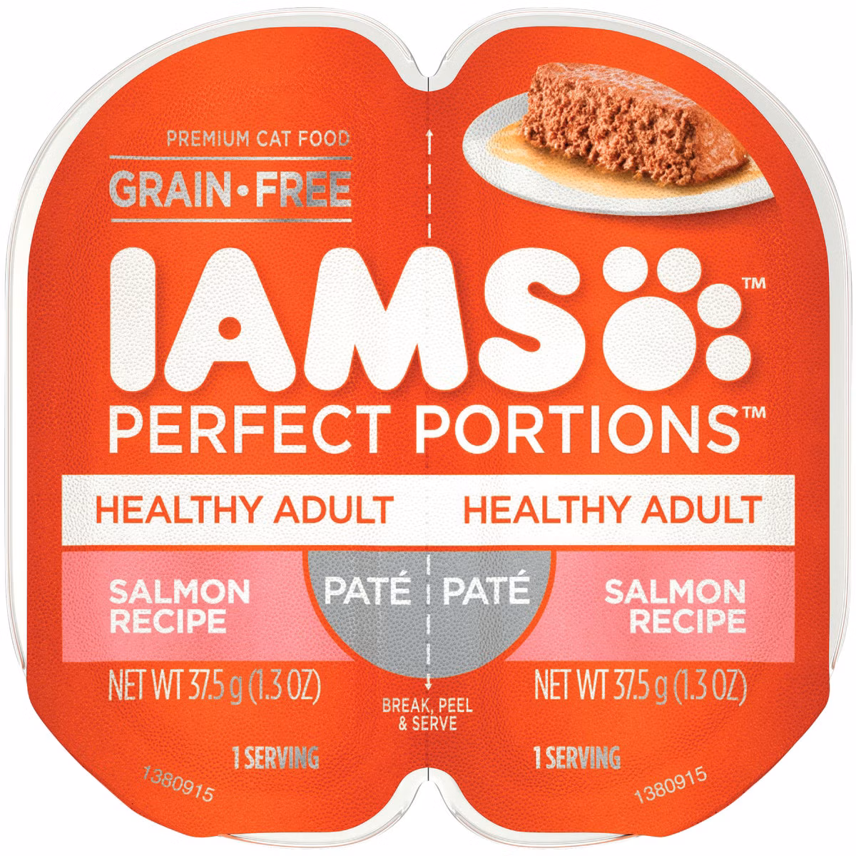 Iams Perfect Portions Healthy Adult 2.6 Oz. Salmon Flavor Adult Wet Cat Food