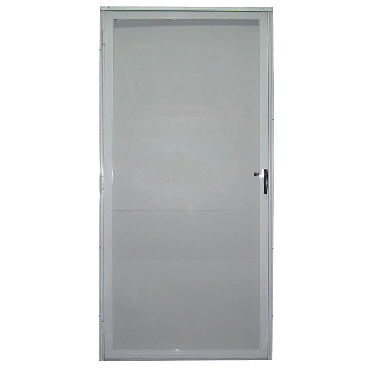 Croft Imperial Style 36 In. W x 80 In. H x 1 In. Thick White Full View Aluminum Storm Door