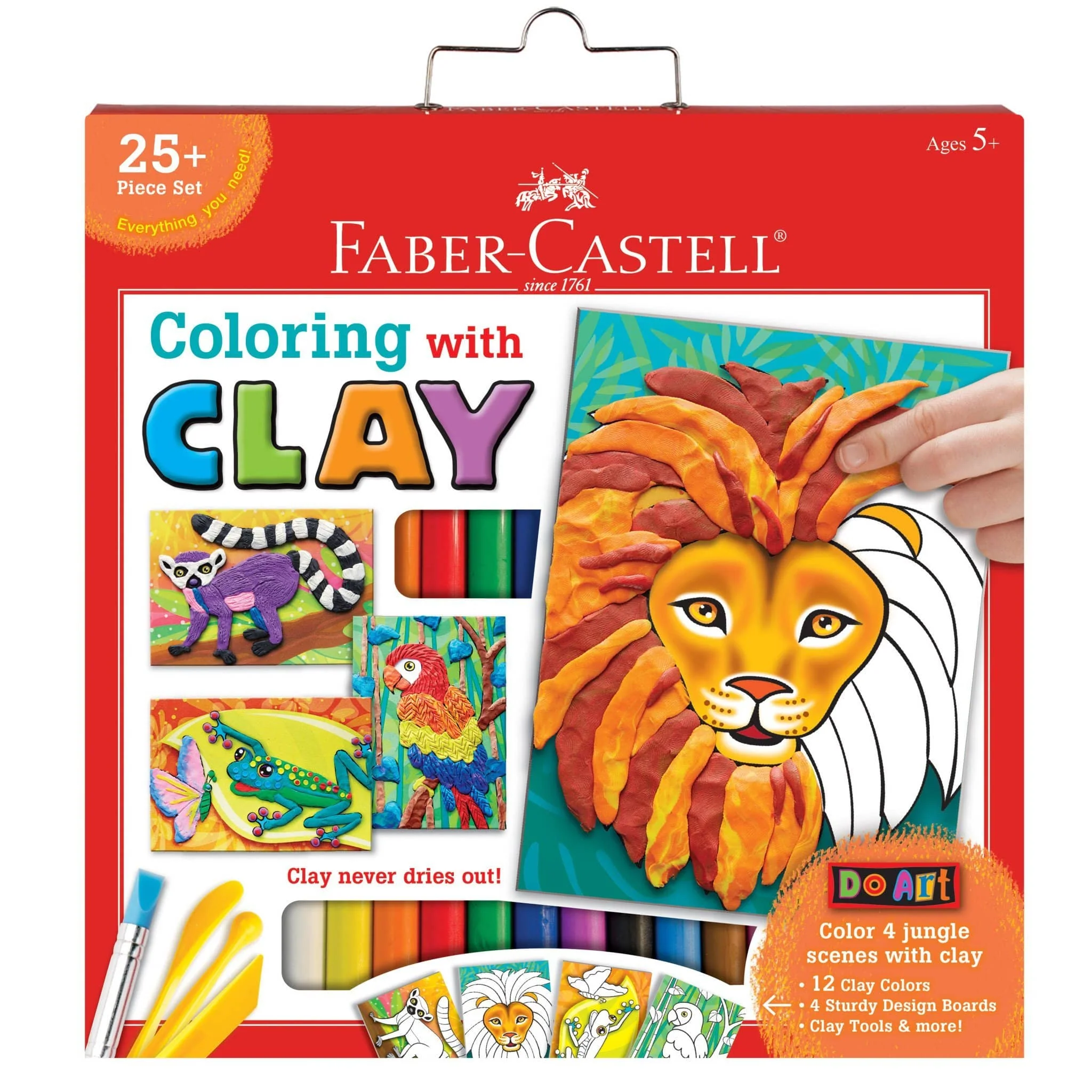 Coloring With Clay: Jungle Animals