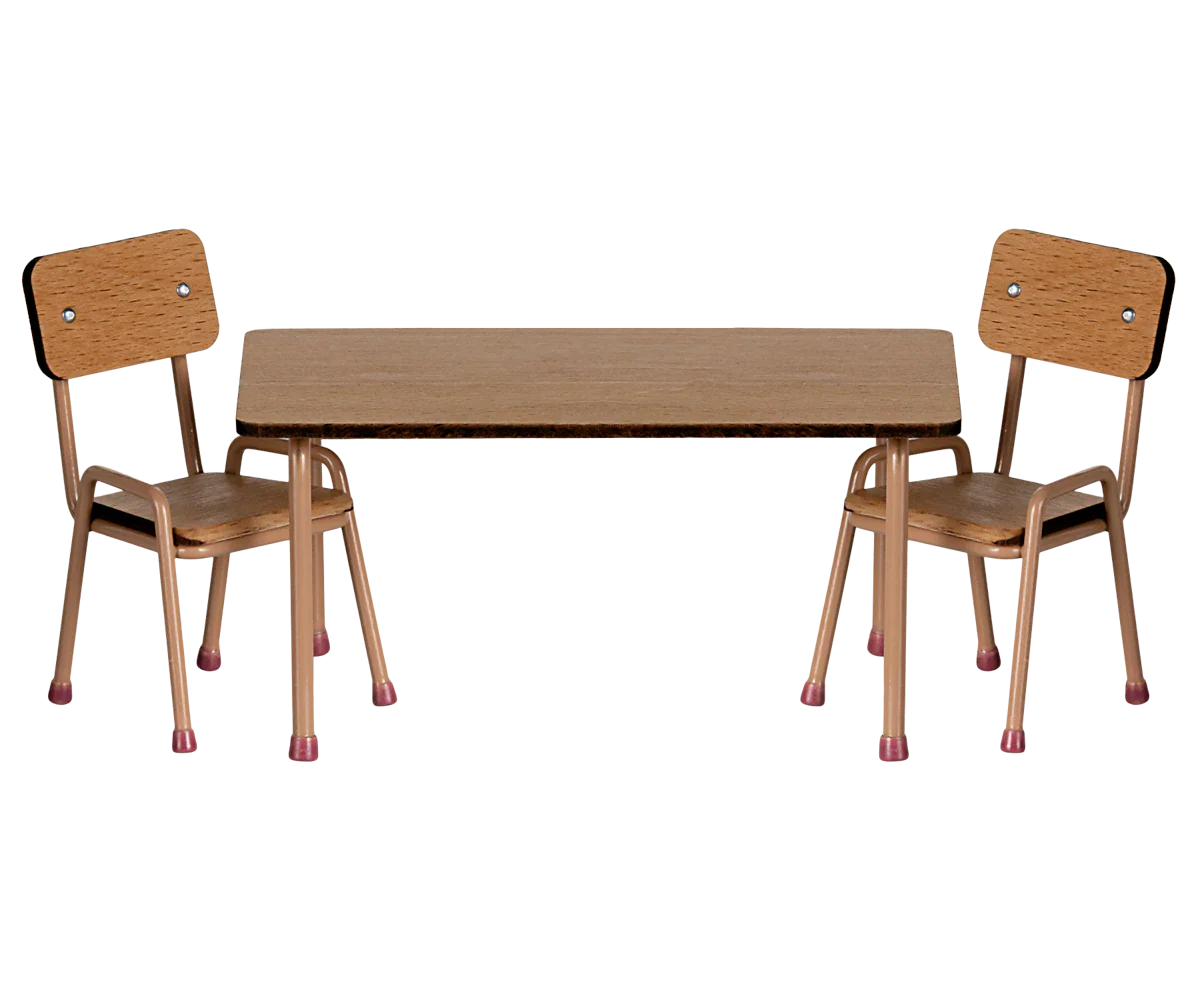 TABLE AND CHAIR SET MOUSE – DARK POWDER