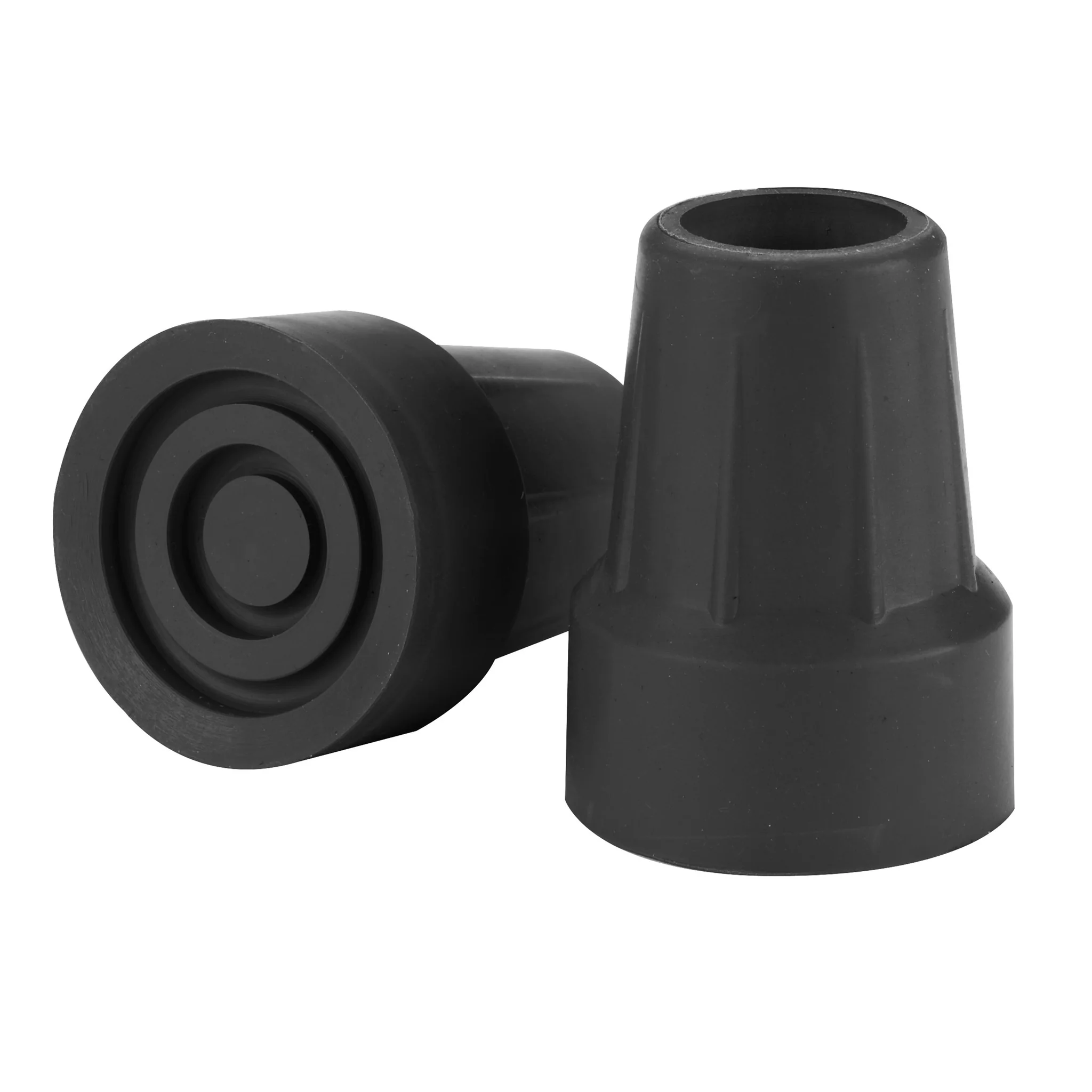 Crutch Tips, 7/8″, Black (1 pair)
