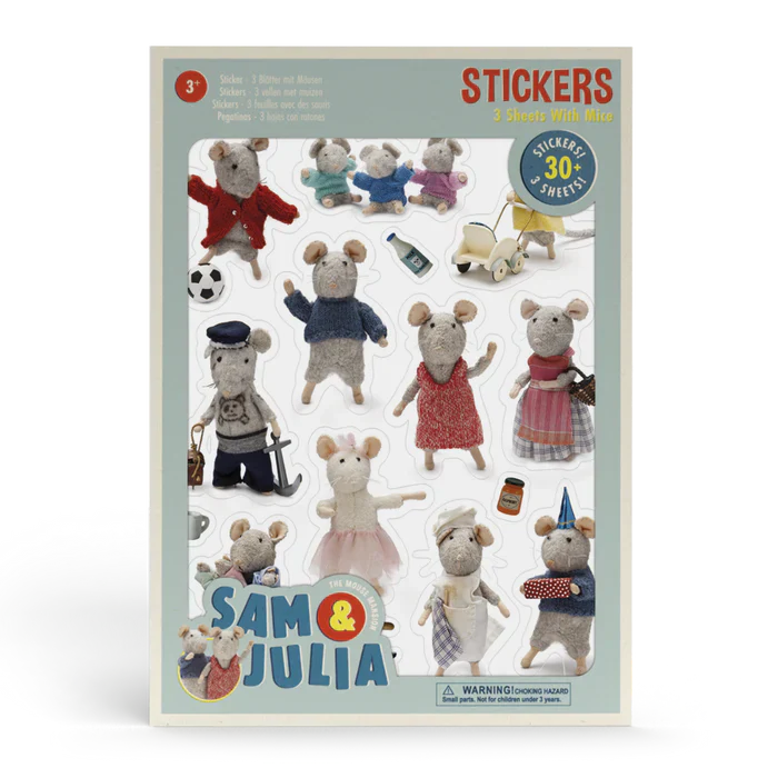 SAM & JULIA STICKERS SHEETS