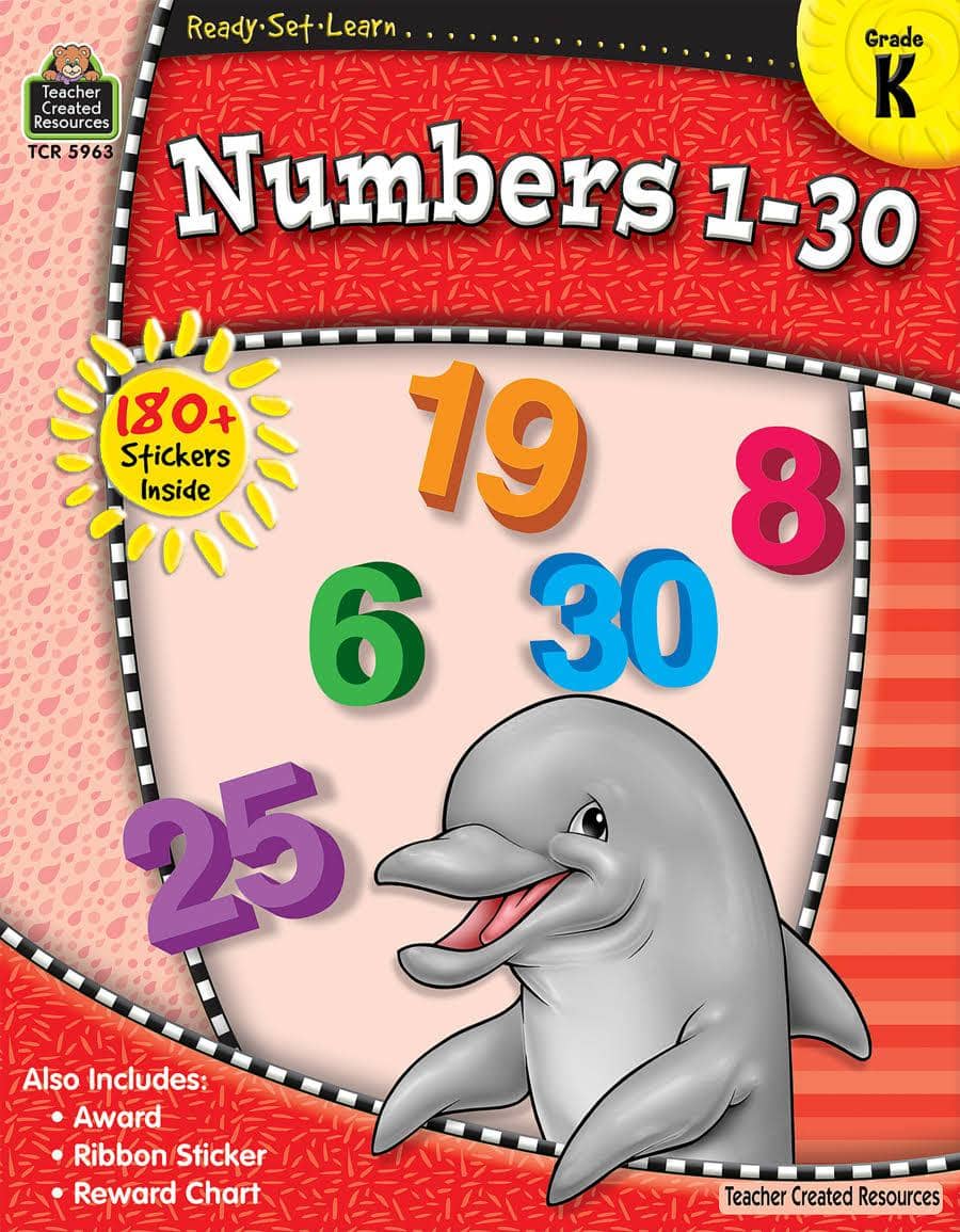 Ready-Set-Learn:  Numbers 1 – 30 Kindergarten