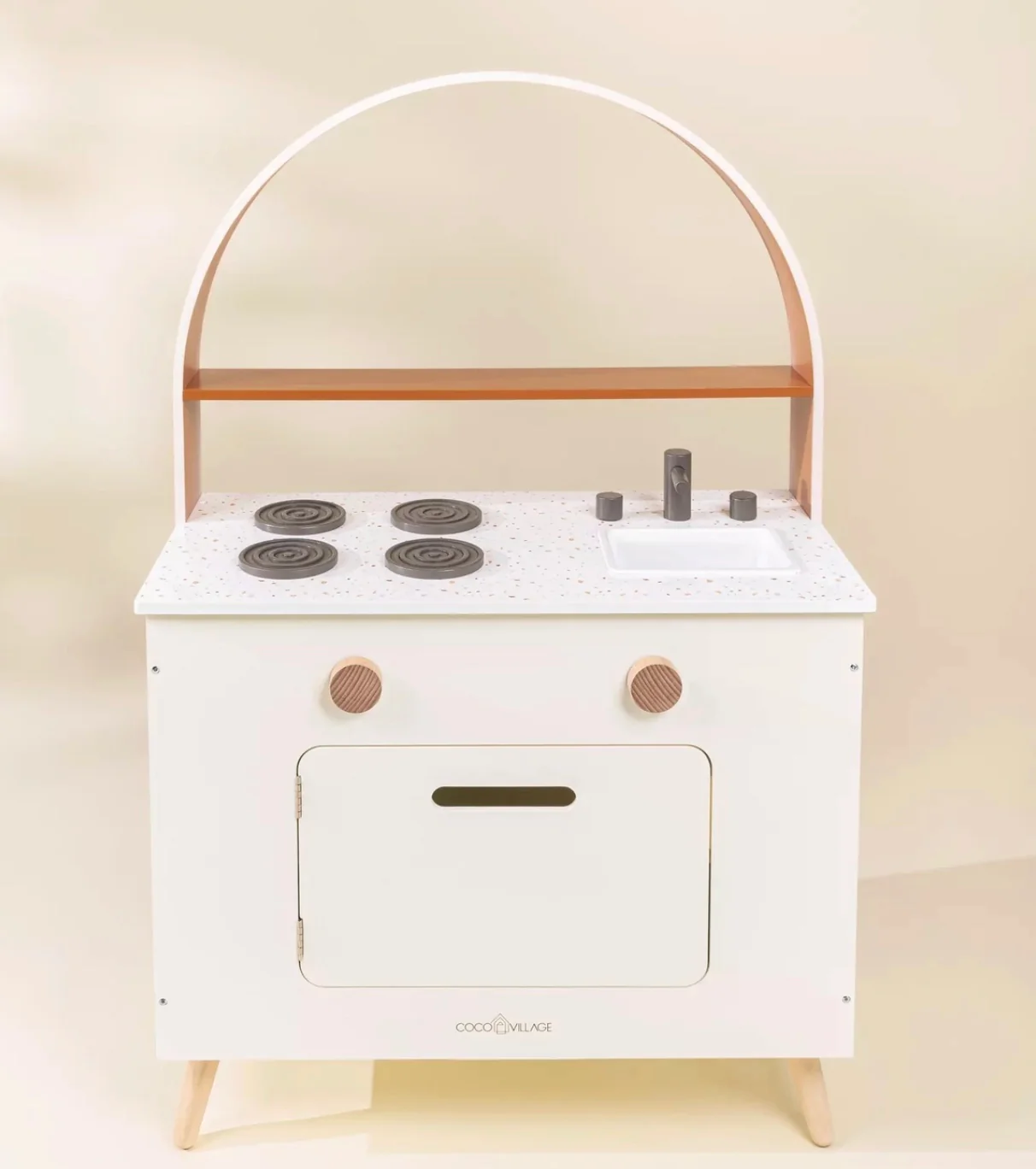 COCO VILLAGE WOODEN PLAY KITCHEN