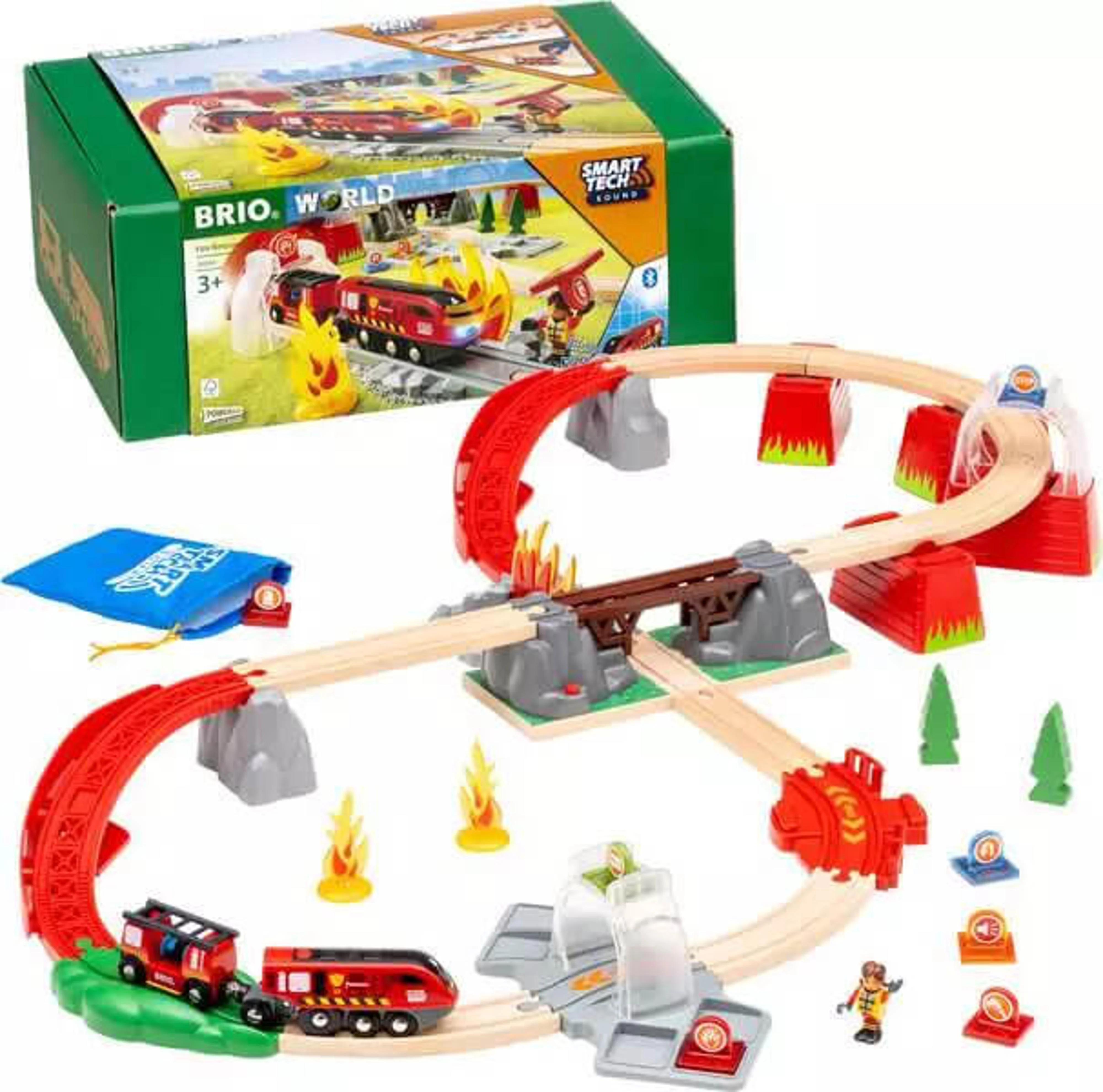 BRIO 36004 SMART TECH SOUND FIRE RESCUE SET