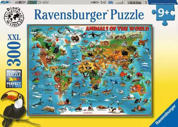 Animals of the World 300 Pc Puzzle